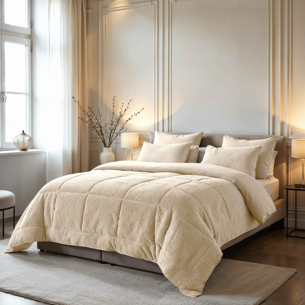 Zelesta Teddybed - Creme