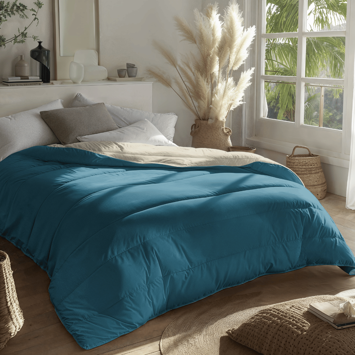 Zelesta Royalbed Light - Petrol & Sand Beach