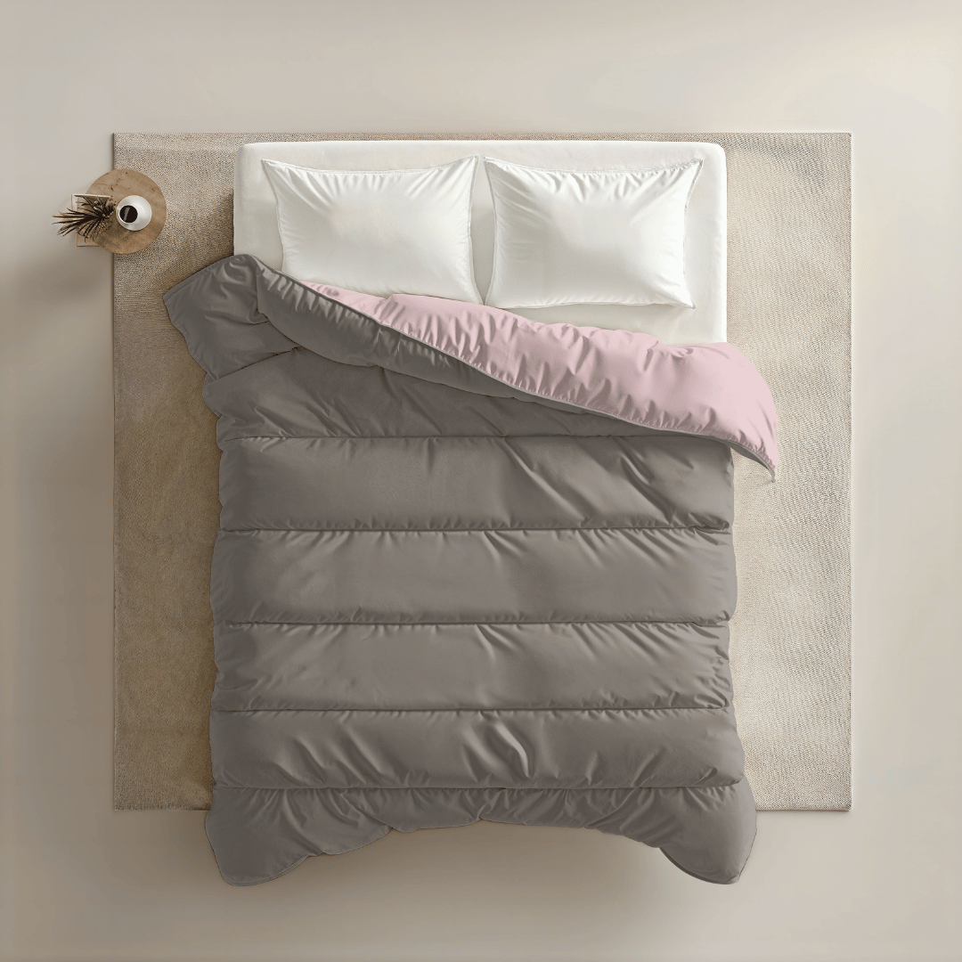 Zelesta Royalbed - Pastellrosa & Mjukgrå