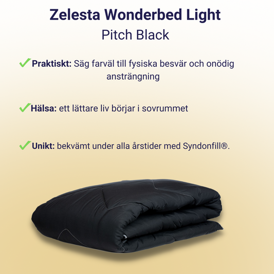 Zelesta Wonderbed Light Pitch Black