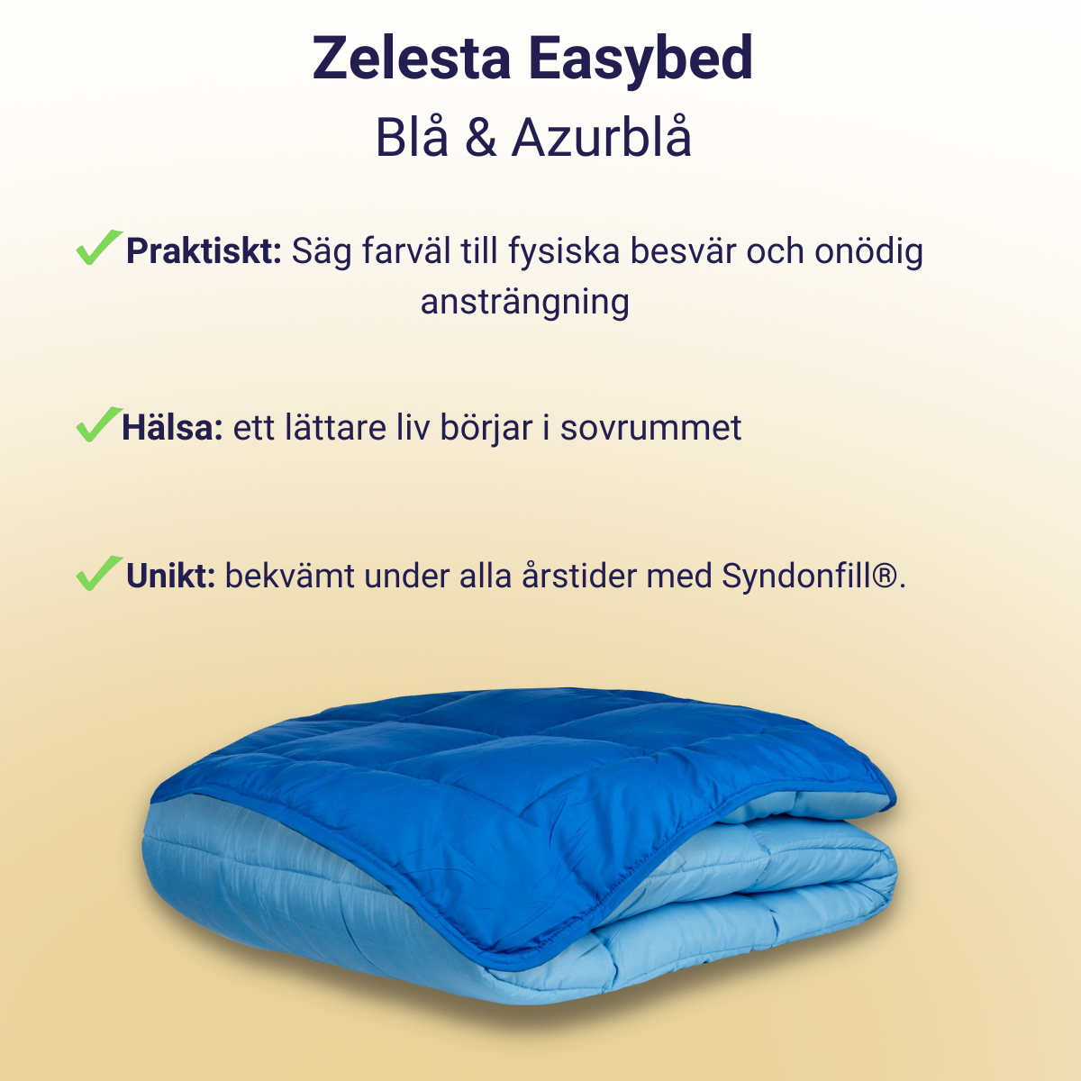Paketerbjudande Easybed Blå & Azurblå