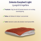 Zelesta Easybed Light - Ljusgrå & Ingefära