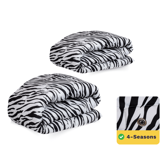 Zelesta Wonderbed 4 Seasons Double - Zebra Skin