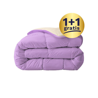 1+1 Zelesta Royalbed - Lila & Sand Beach (XL)