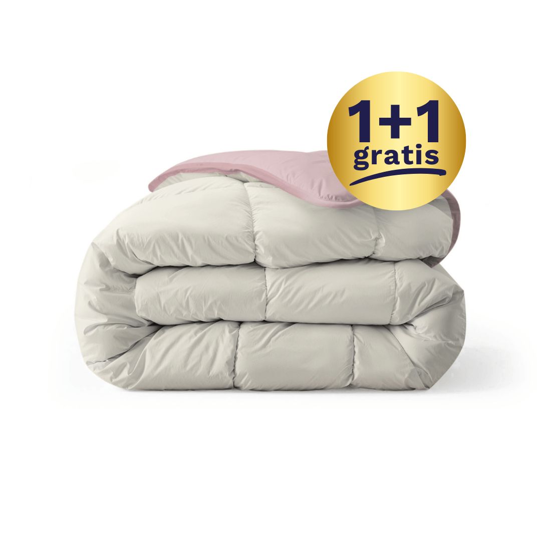 1+1 Zelesta Royalbed - Pastel Pink & Cream