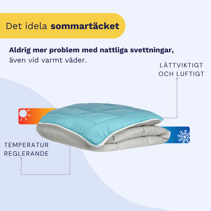 Zelesta Easybed - Ljusgrå & Havsgrön