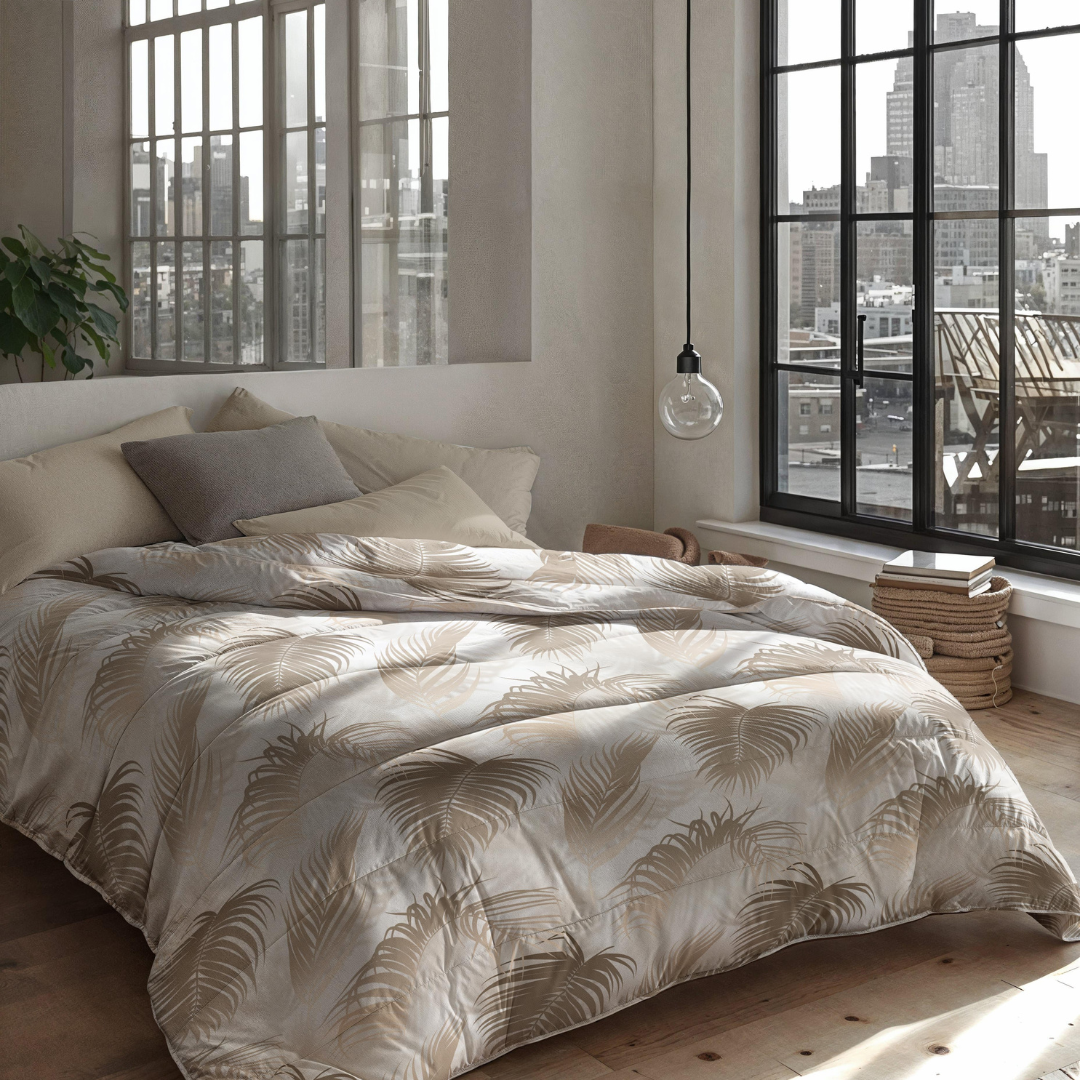 1+1 Zelesta Royalbed - Palm Leaves