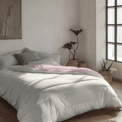 1+1 Zelesta Royalbed - Pastel Pink & Cream