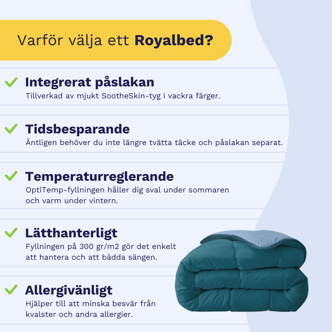 1+1 Zelesta Royalbed - Petrol & Bluefog (XL)