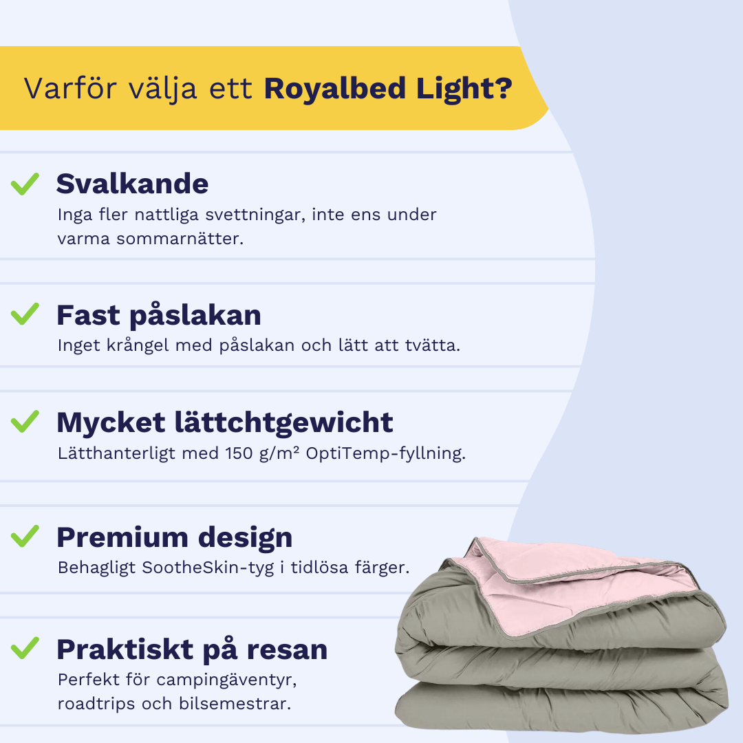 Zelesta Royalbed Light - Pastellrosa & Mjukgrå