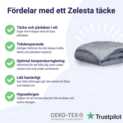 Zelesta Easybed Light - Mörkgrå & Silvergrå