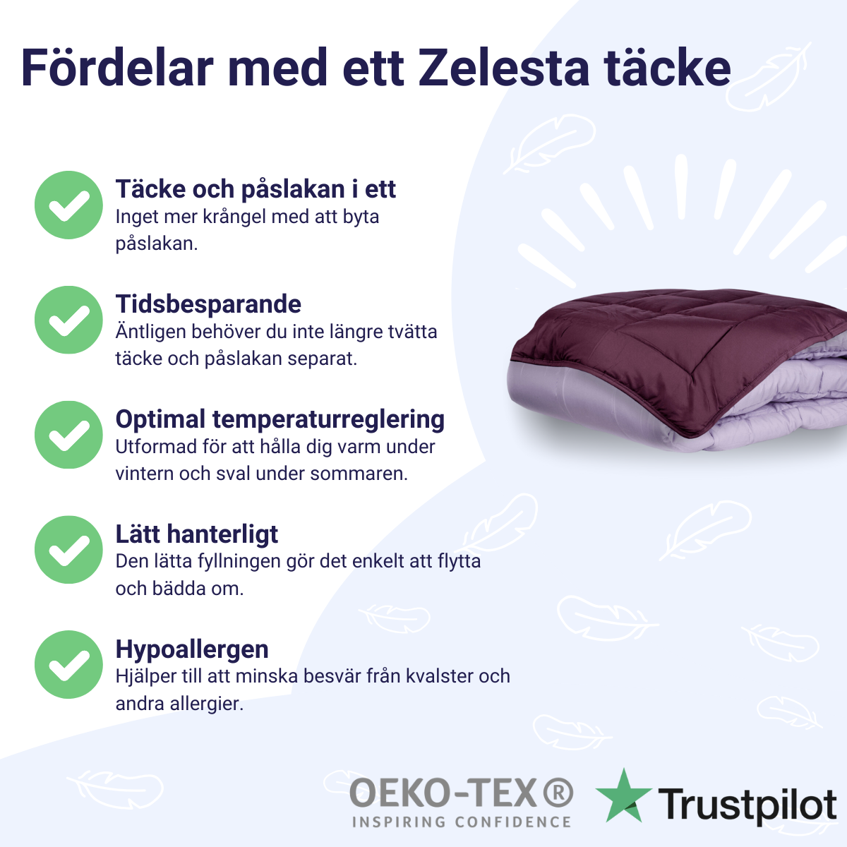 Zelesta Easybed - Lila & Syren