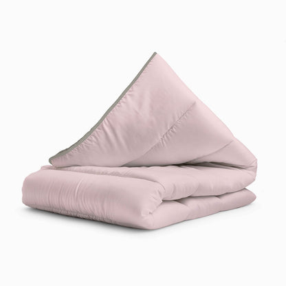         Zelesta Royalbed Pastel Roze En Tender Grijs Luxe Hotel Kwaliteit Dekbed Zonder Overtrek