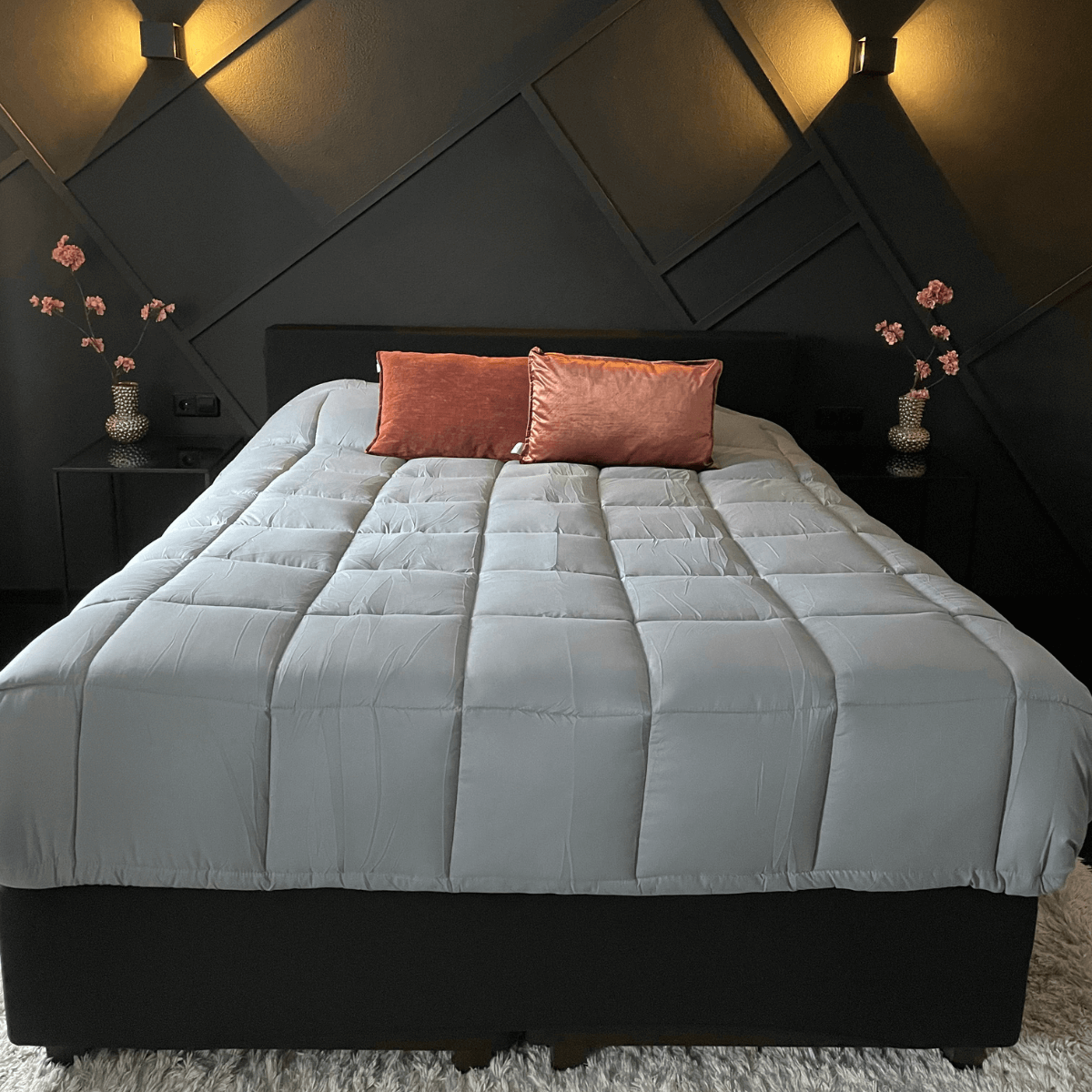 Zelesta Easybed Light - Mörkgrå & Silvergrå
